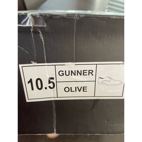 NEW THOMAS & VINE GUNNER OLIVE SUEDE OXFORD DERBY SZ 10.5 MENS - Picture 6 of 6